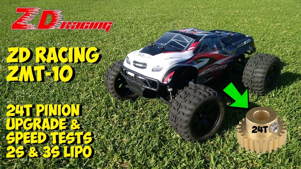 ZD Racing ZMT-10 24T Pinion Upgrade & Speed Tests