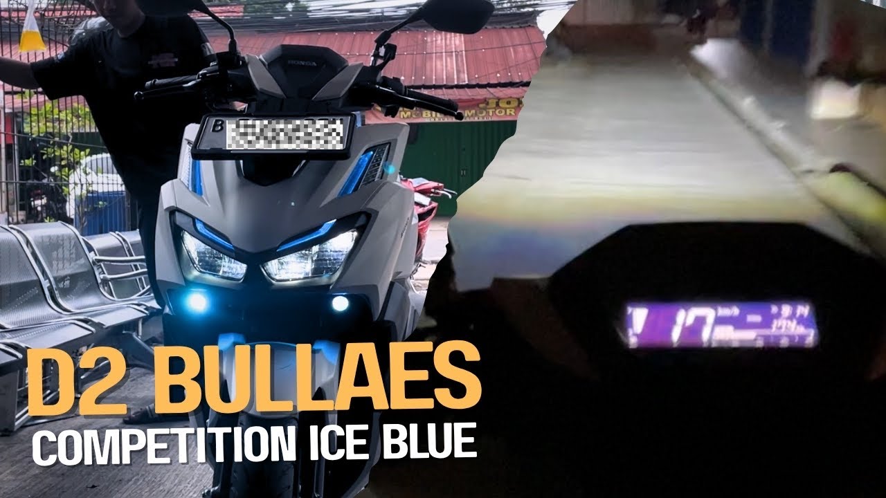 INSTALLING D2 LASER COMPETITION BULLAES 20W LIGHTS ON A VARIO 160 MOTORCYCLE