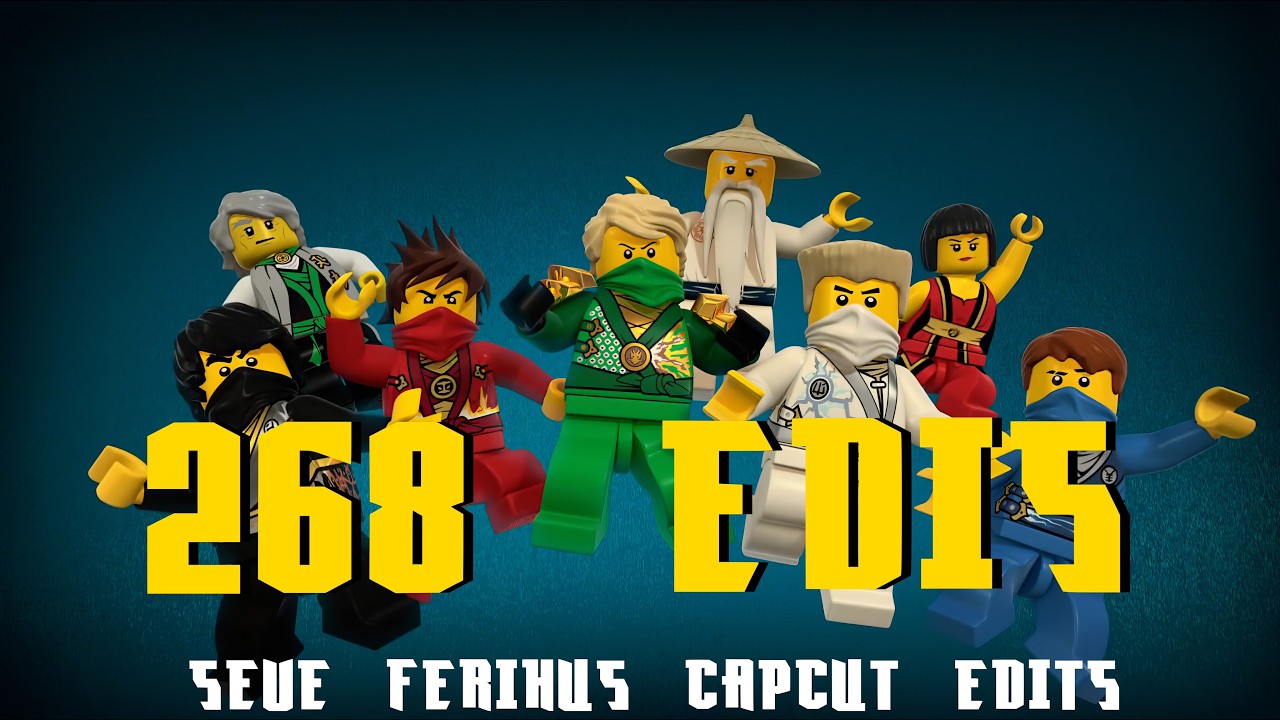 Ninjago edit compilation! 268 Edits ALL Of my Capcut edits in order.