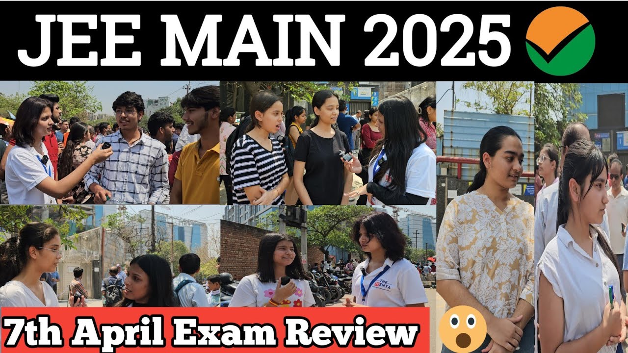 JEE Main 2025 Students' Reactions & Review | Honest Feedback & Paper Analysis