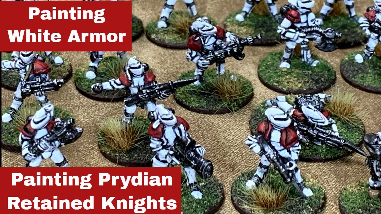 Painting 15mm Prydian Retained Knights from Alternative Armies