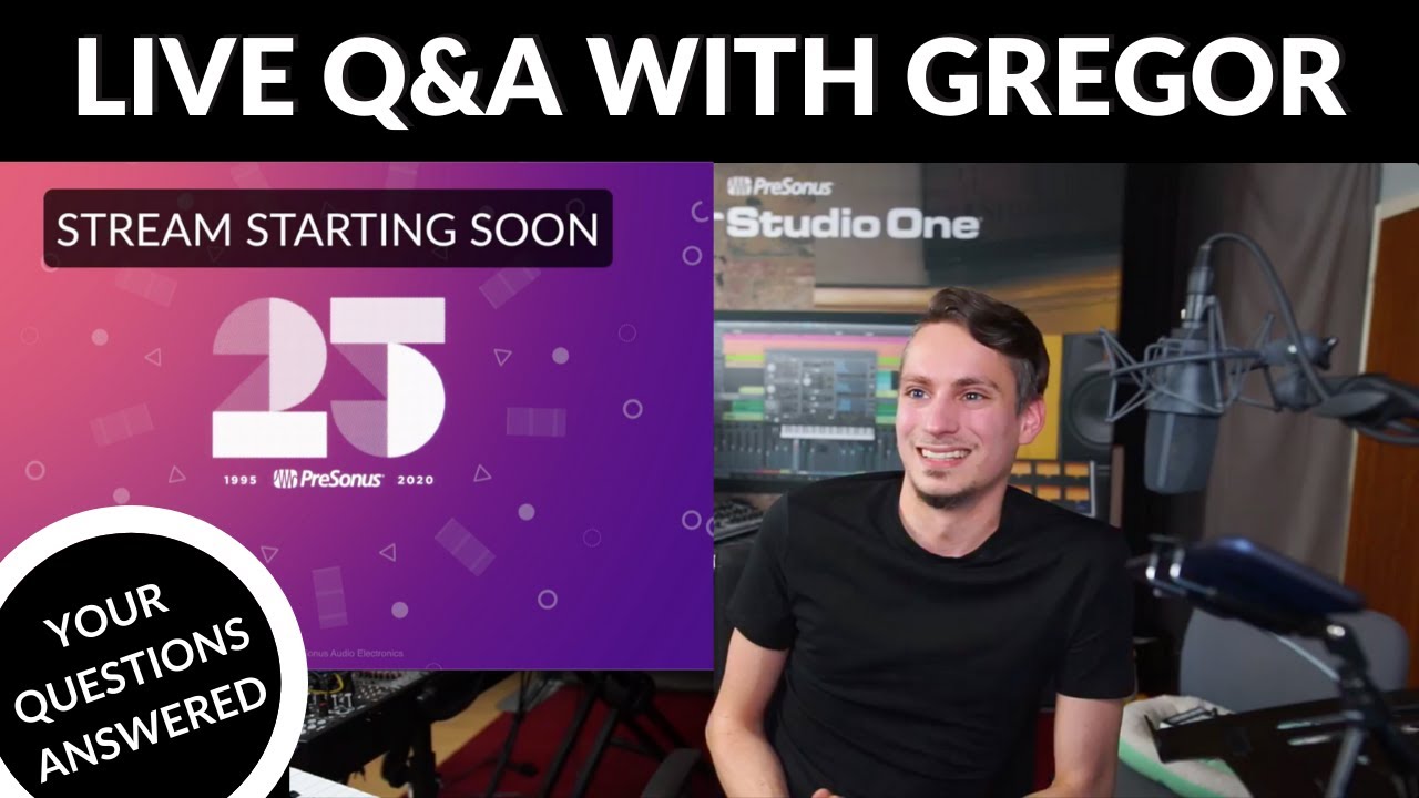 Live Stream Q&A with Gregor &ndash; 4/20/20