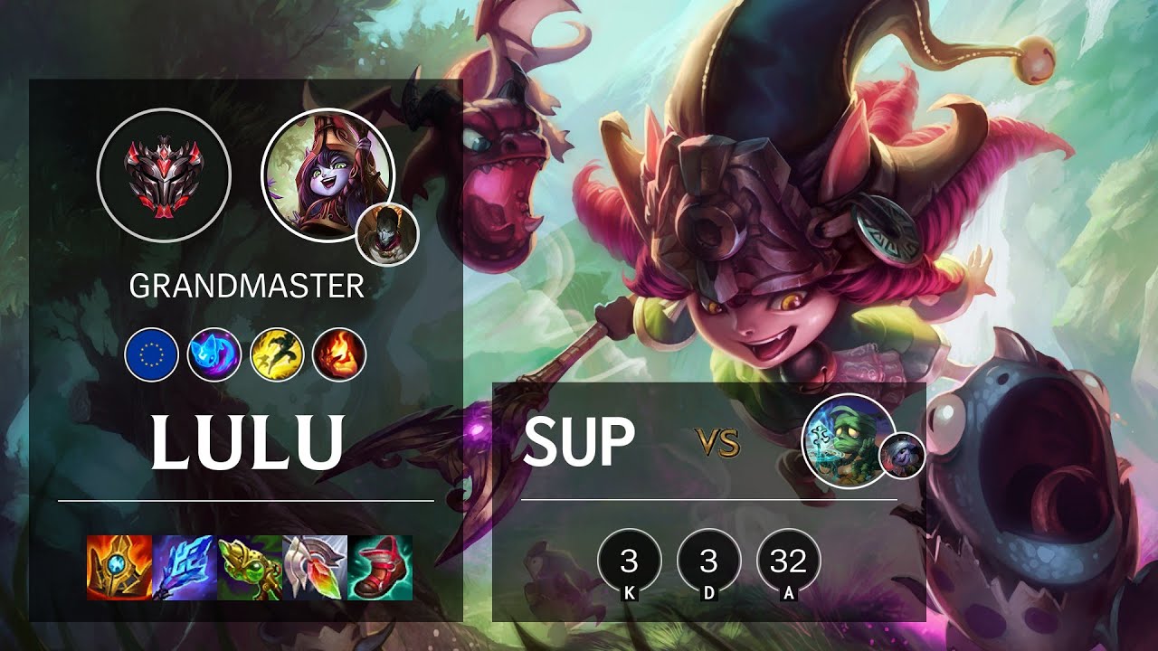Lulu Support vs Amumu - EUW Grandmaster Patch 11.22