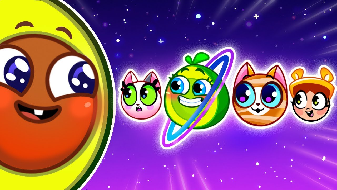 🌎NEW! 🪐 Hungry Planets 🪐 Solar System for Kids || Planets Size for Baby by Pit & Penny Stories🥑✨