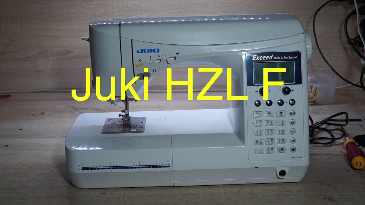 Juki HZL F600, что нужно сделать после покупки.