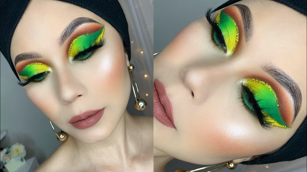 MAQUILLAJE COLORIDO INSPIRADO EN MAKEUPBYALINNA 2020