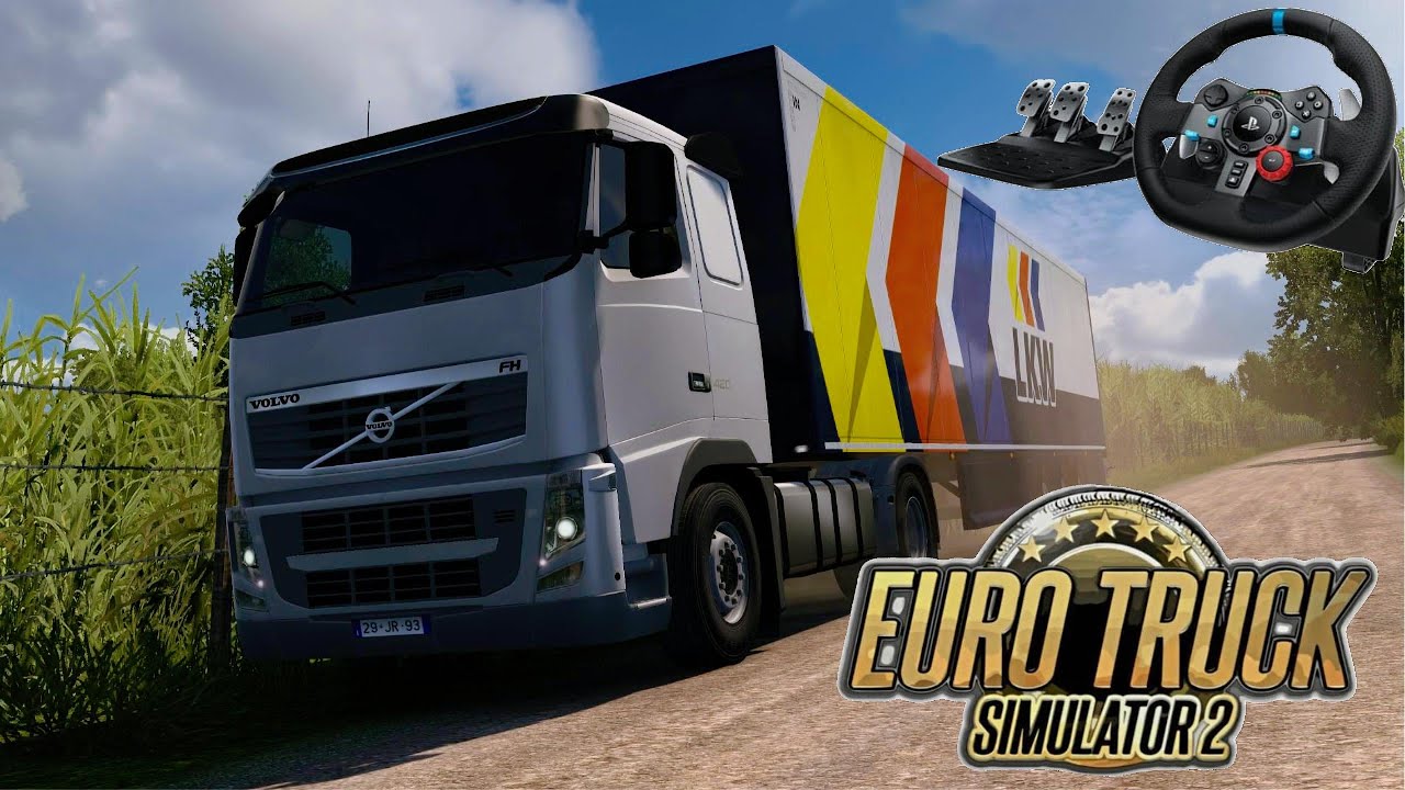 Fiz uma viagem com um Volvo FH 420 e a chuva me pego no caminho ETS 2 VIDA DE CAMINHONEIRO EP#1