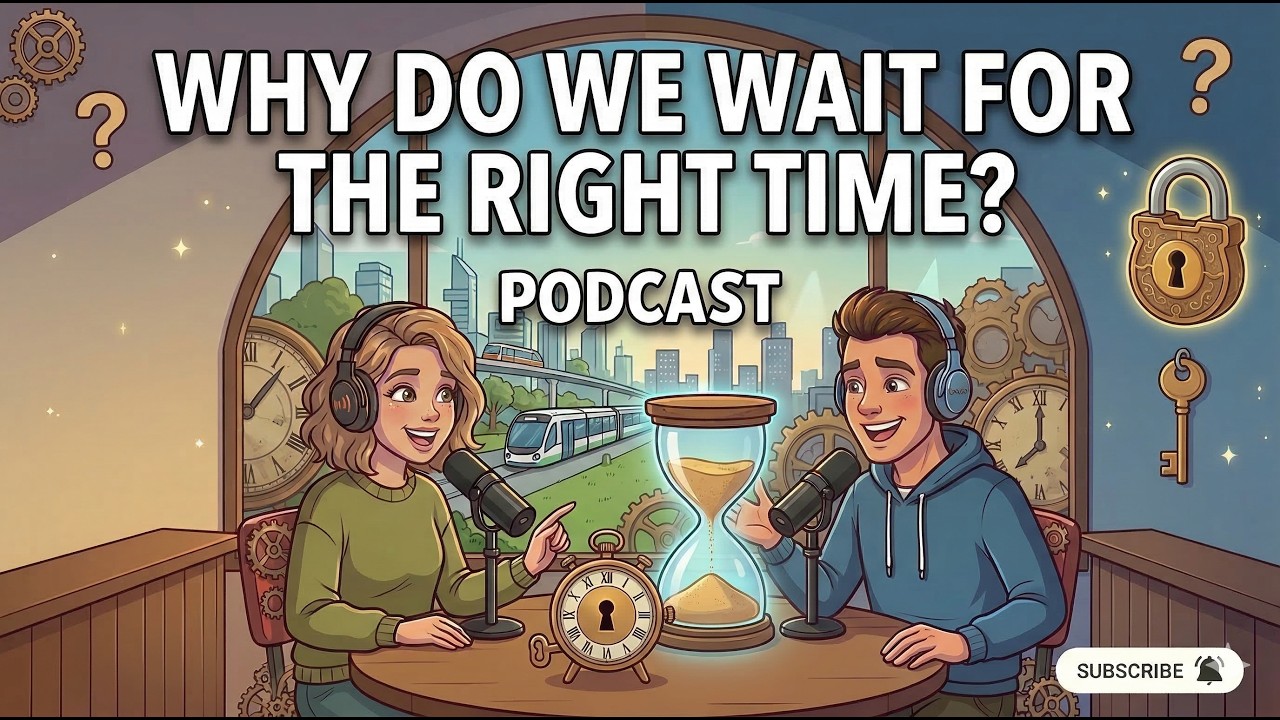 Why Do We Wait for the Right Time? Easy English Podcast Conversation | Learn English | Learn Fast
