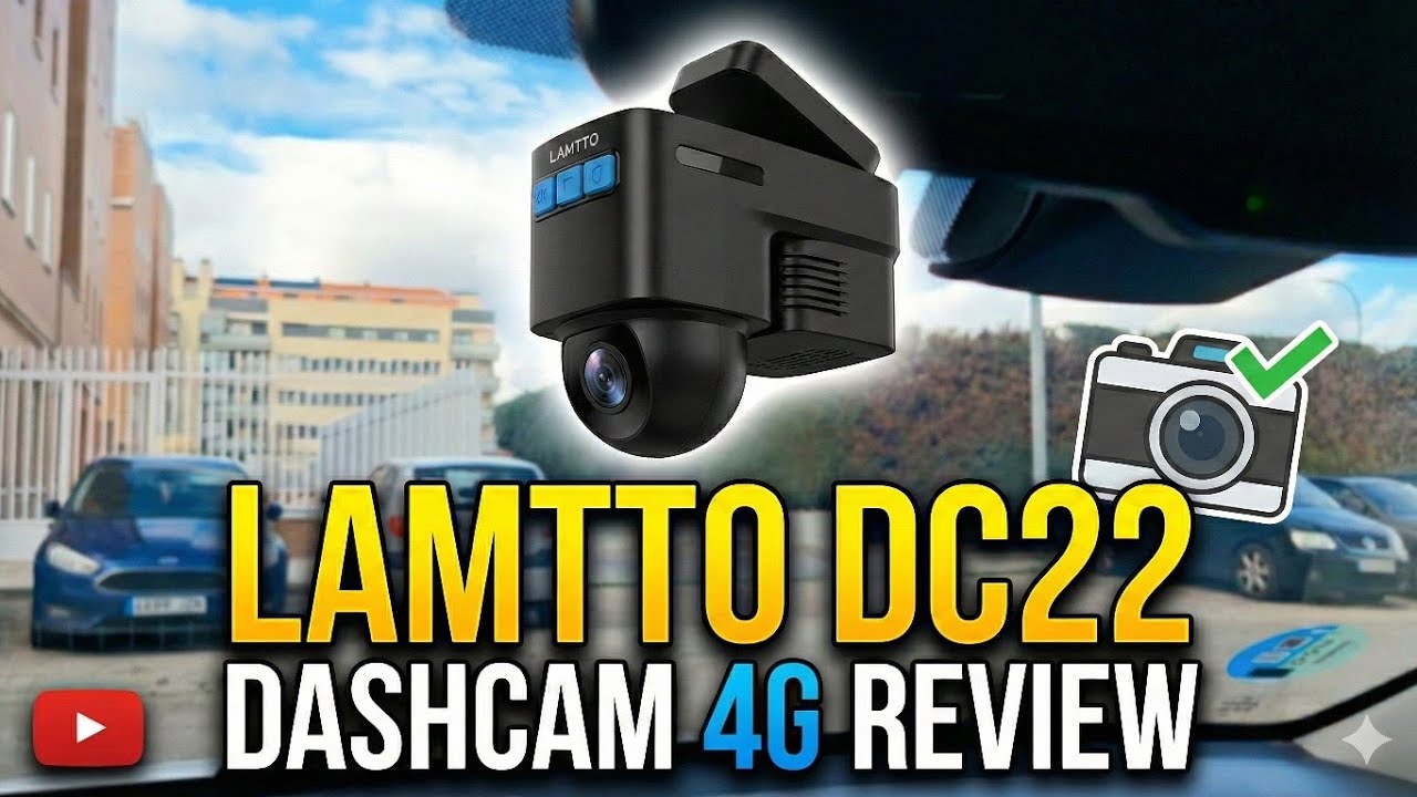 ¡VIGILA tu coche desde el móvil! 📲 Dashcam Lamtto DC22 4G