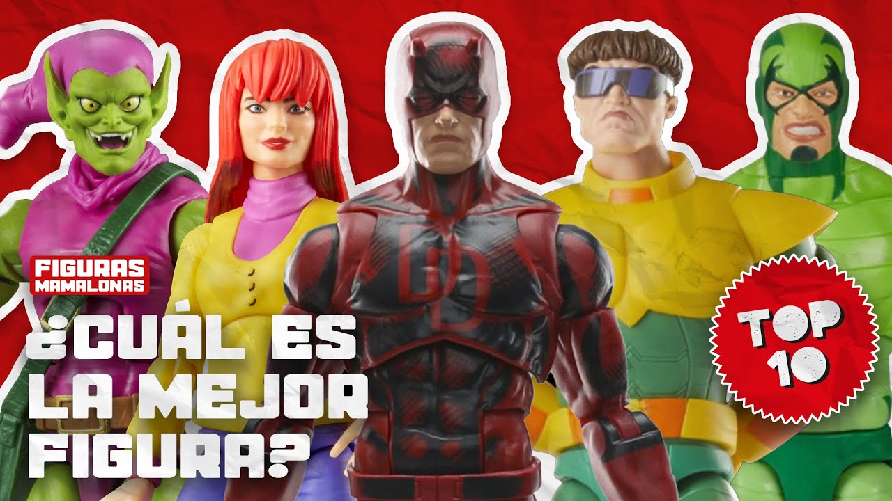 ¿CUÁL ES LA MEJOR FIGURA MARVEL LEGENDS DE LA SERIE ANIMADA DE SPIDER-MAN? TOP 10
