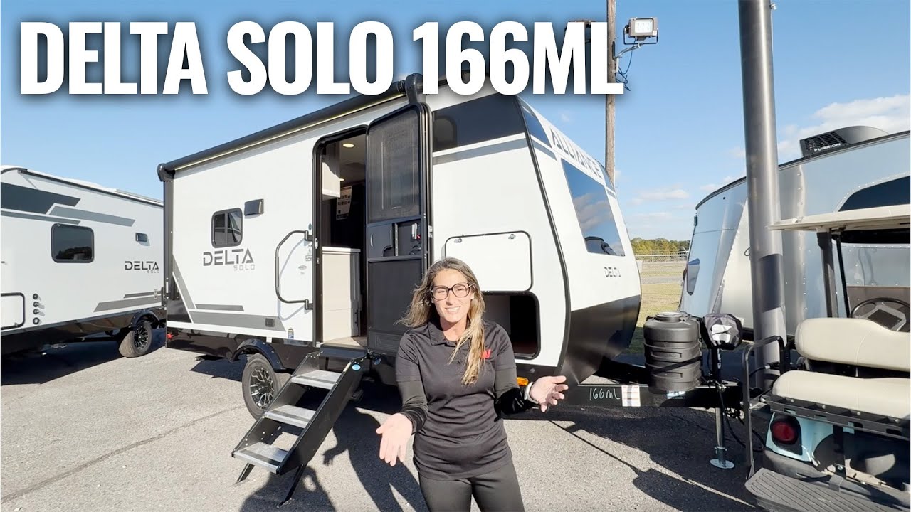New Alliance Delta Solo 166ML travel Trailer with Misty Jo!
