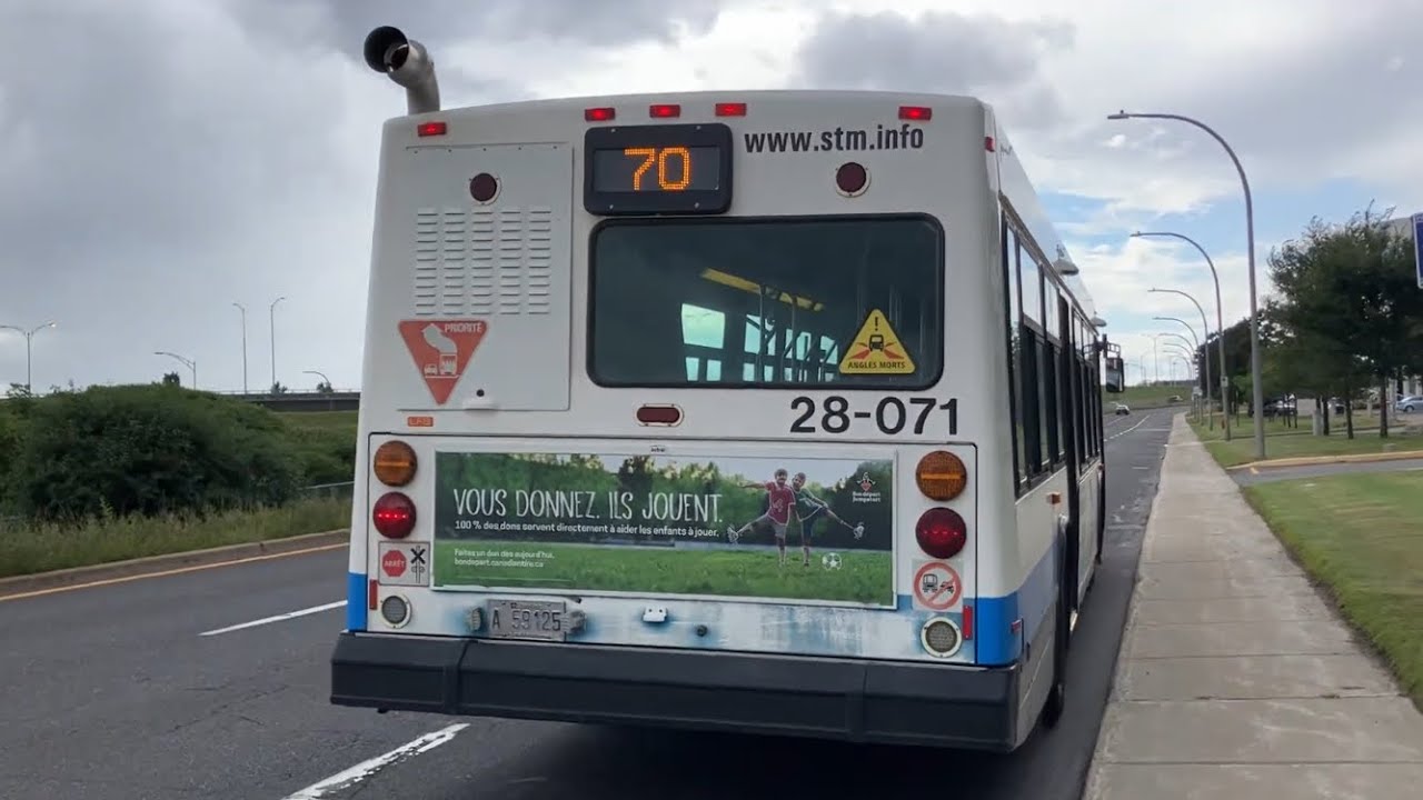 STM Bus # 28-071 {Retired} Ride On The 70-O Bois-Franc. (2008 Nova Bus LFS)