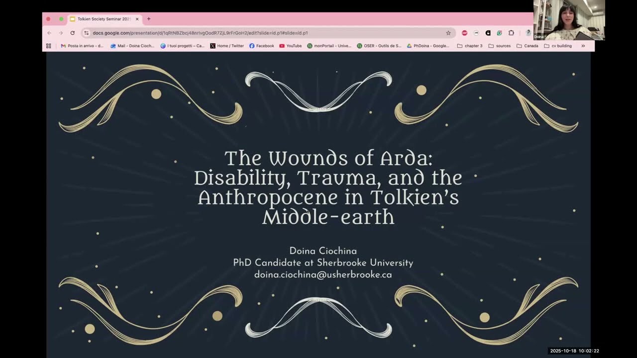 Семинар Общества Толкина 2025 &mdash; Дойна Чочина &mdash; Раны Арды
