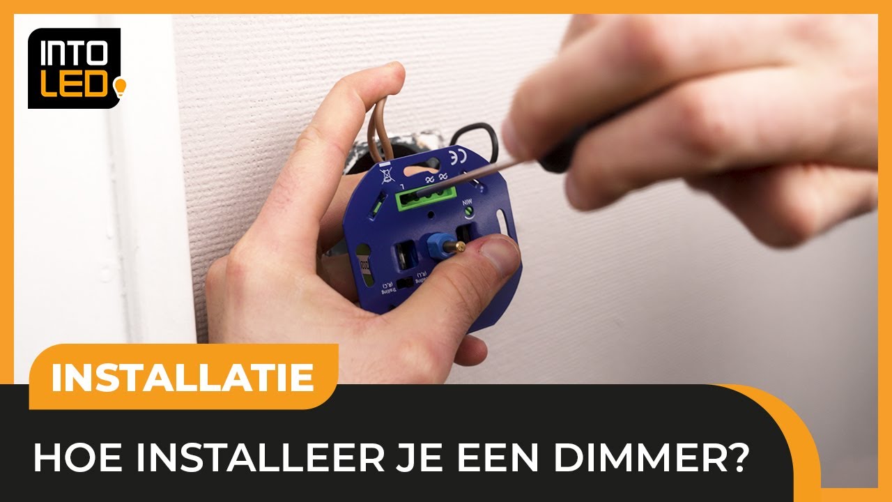 Hoe een SCHAKELAAR met DIMMER vervangen