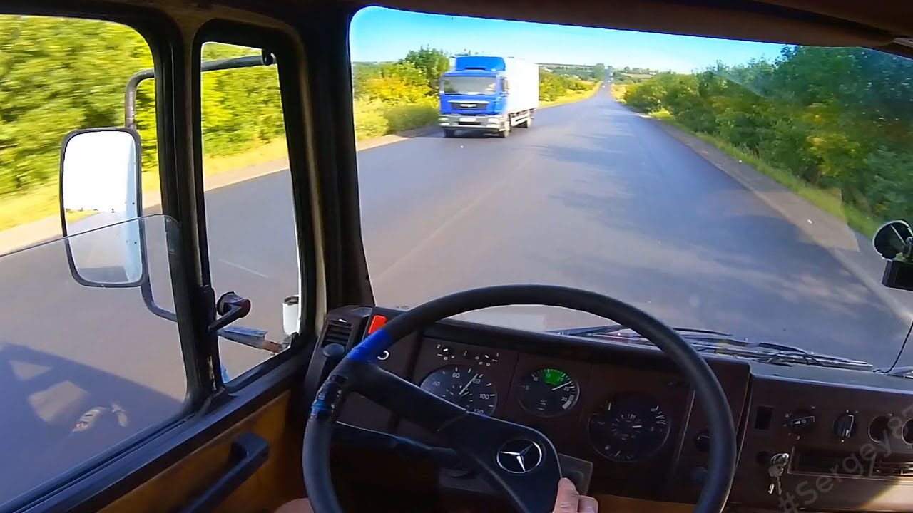 Pov Driving Truck #6   Mercedes 814 6.0 Diesel Relax Drive
