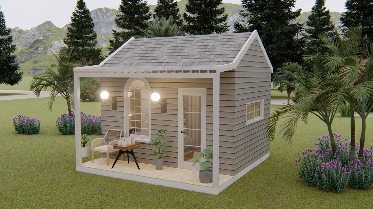 Tiny House Design ( 3 x 4 Meters , 12m² ) - Definitely you want all your big Family live here