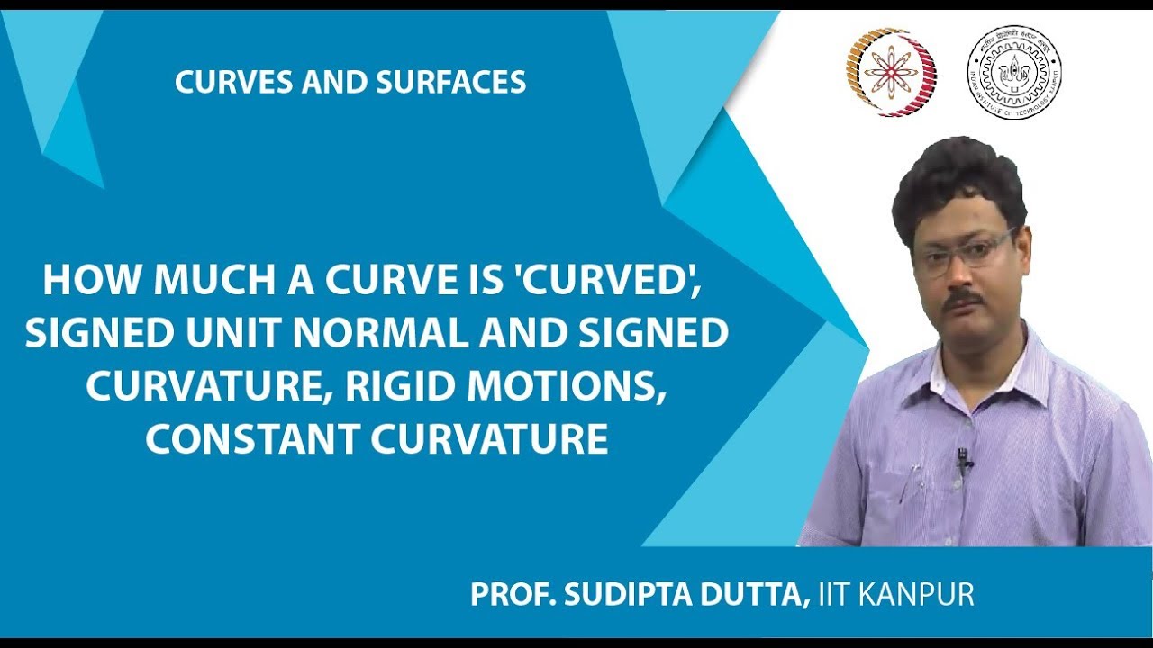 How much a curve is 'curved', signed unit normal and signed curvature