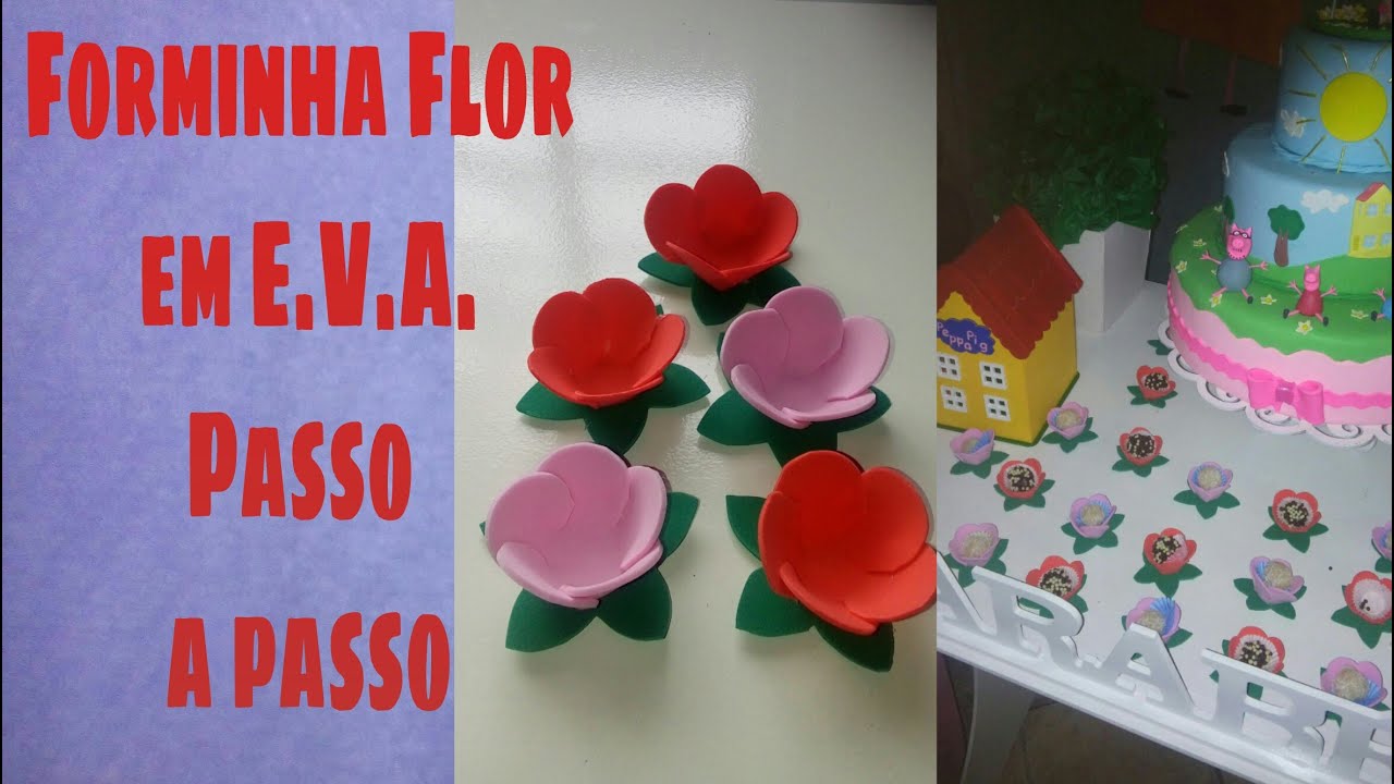 Como fazer Forminhas de Bombons e Docinhos com E.V.A?