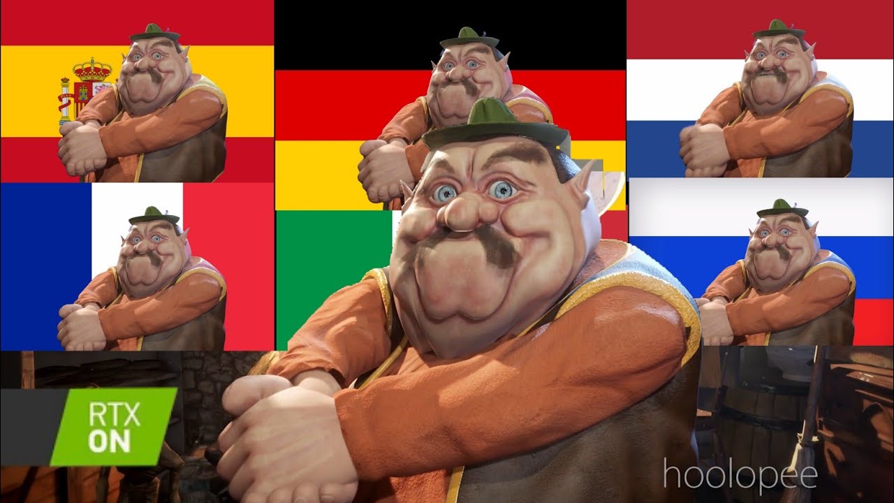 Morshu RTX voice lines - In 6 different languages Part 1