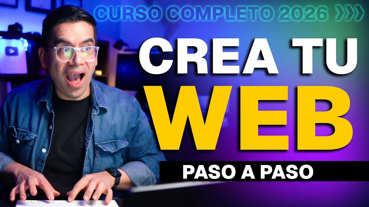 Cómo Crear Una Página Web para Mi Negocio 2026 🔥 MASTERCLASS para principiantes ✅