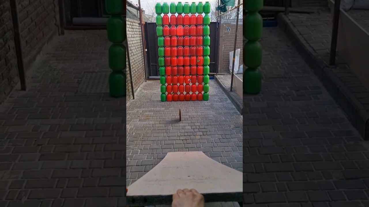 breaking glass bottles #asmr
