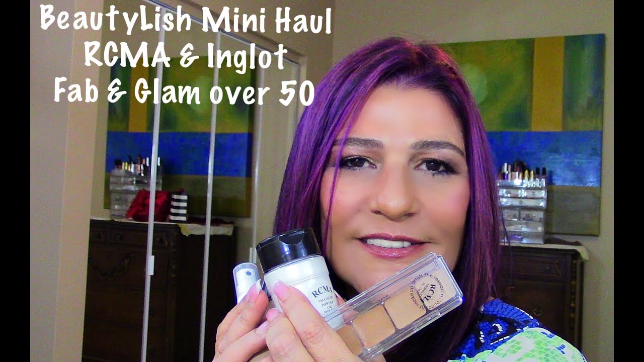 BeautyLish Mini Haul | RCMA & Inglot  | Fab & Glam Over 50