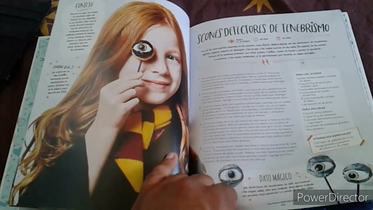 unboxing libro recetario de harry potter en español