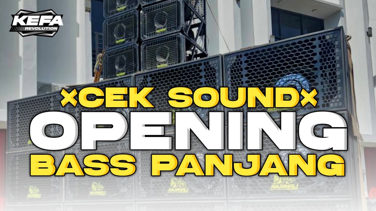 DJ TRAP OPENING • MIDDLE CETUS • CEK SOUND BASS PANJANG