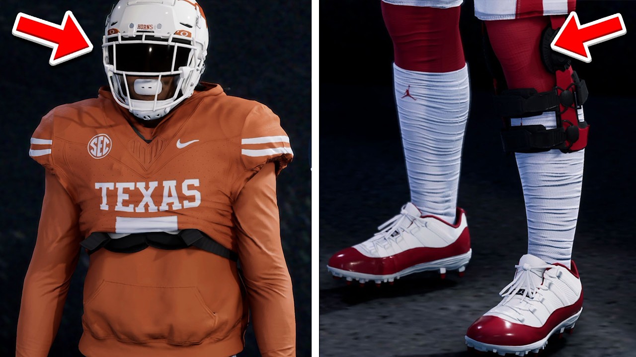 College Football 25 - ALL Equipment & Player Likeness