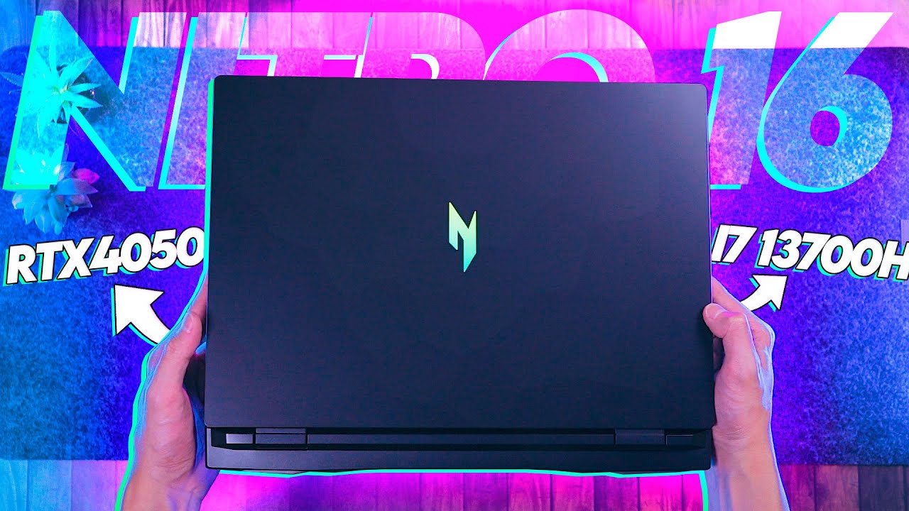 Unboxing do NOVO NITRO 16 com uma RTX 4050 & i7 13700H!