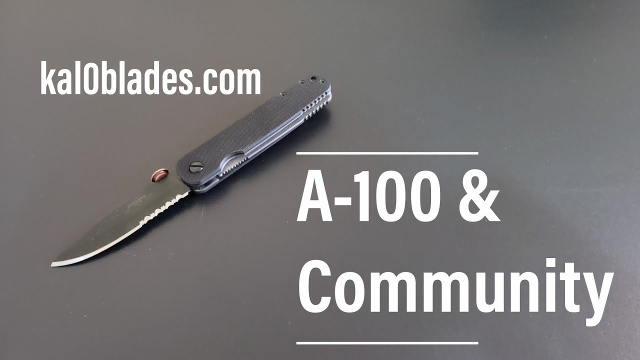 Emerson Knives Collection #97 - Full size A-100 and this awesome community