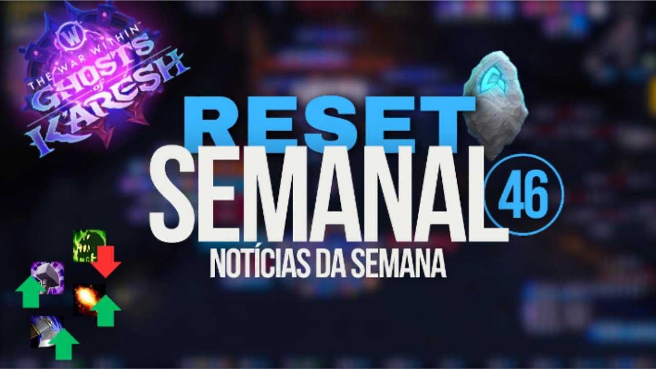 Reset Semanal 46 - Balanceamento Classes e Masmorras, Novidades Patch 11.2.5 e Estado das Classes