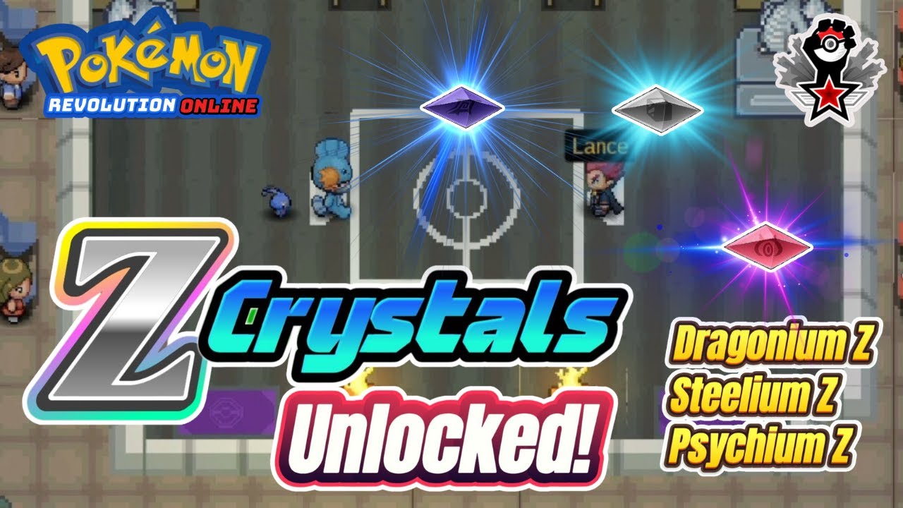 How to Get Z-Crystals Guide (Psychium, Dragonium, Steelium) | Pokemon Revolution Online 