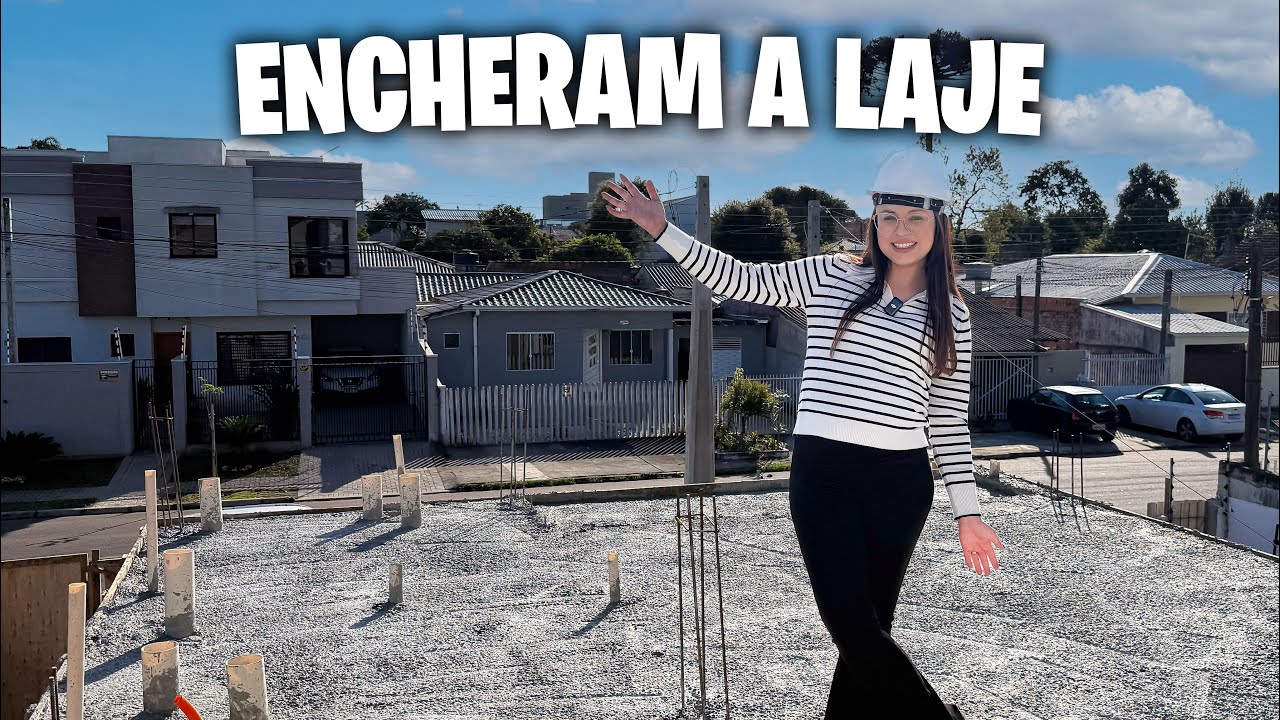 Encheram a laje do segundo andar | DIÁRIO DE OBRA 