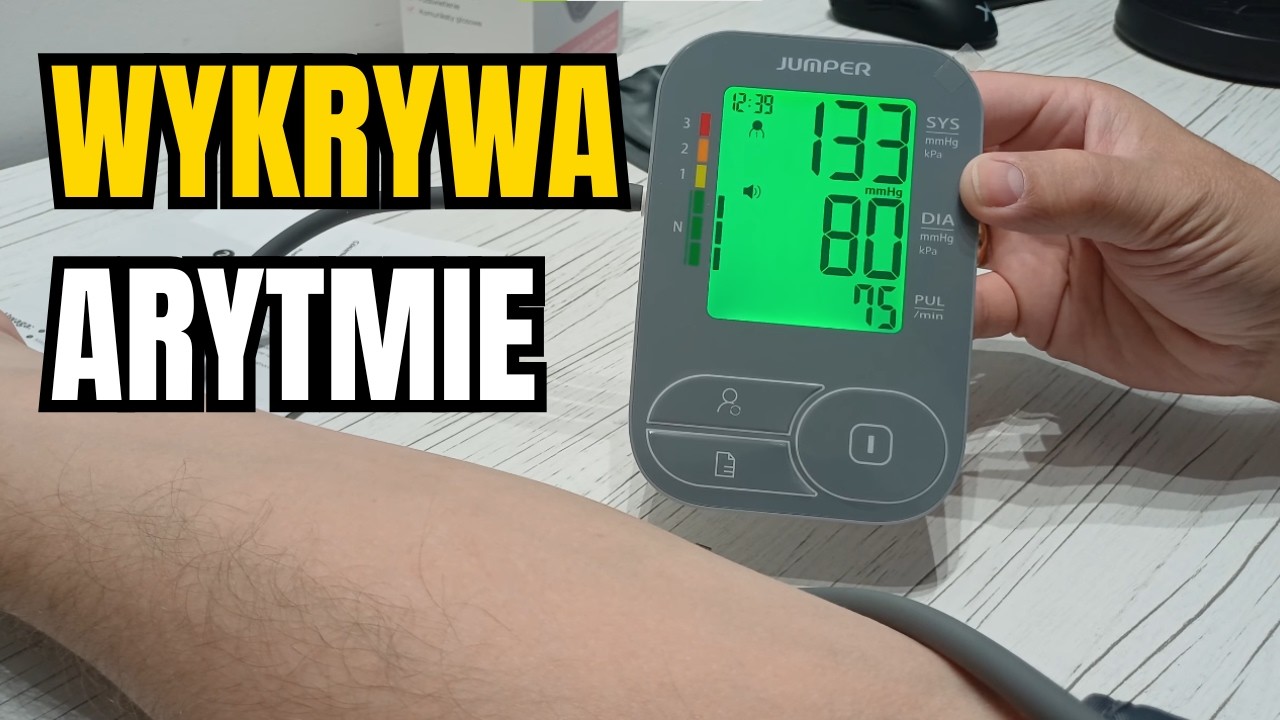 Jumper JPD-HA200C - medyczny ciśnieniomierz kt&oacute;ry wykrywa arytmię i m&oacute;wi po polsku