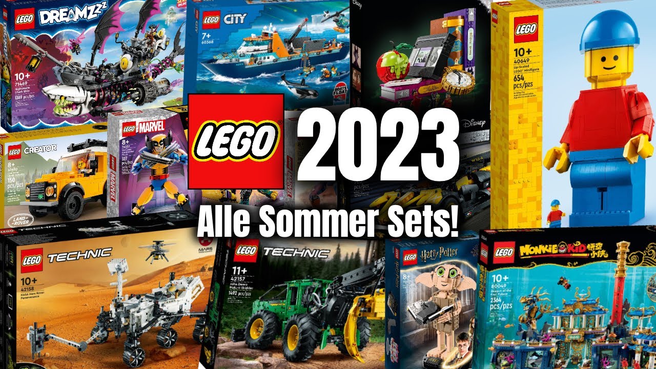 Mega Set Welle & neue Themenreihe: alle LEGO Sommer 2023 Neuheiten Bilder!