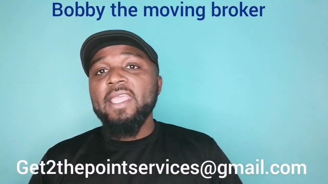 Bobby the moving broker.  what a moving broker does?