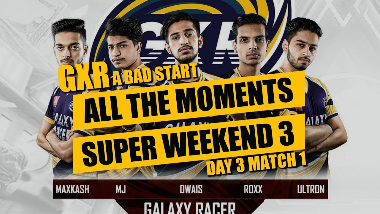 [SUPER-W3-D3] #GXR all the moments of match 1 #PMPLArabia