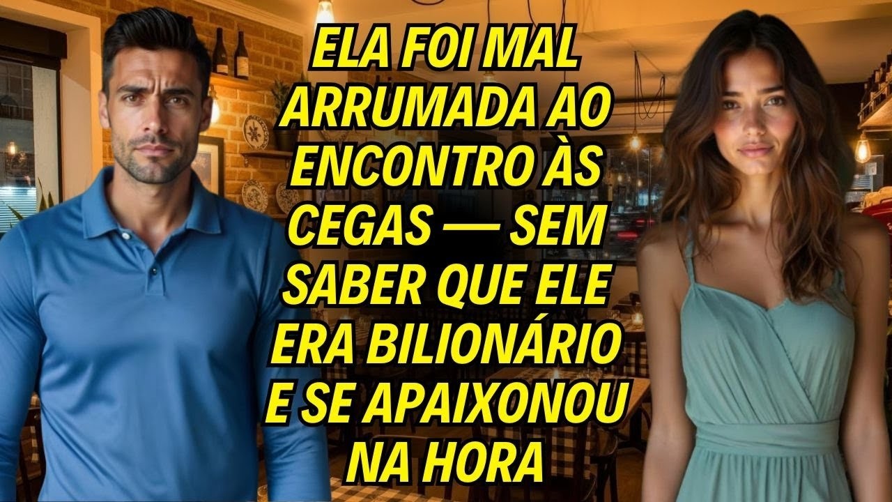 Ela Foi Mal Arrumada Ao Encontro àS Cegas  — Sem Saber Que Ele Era Bilionário E Se Apaixonou Na H