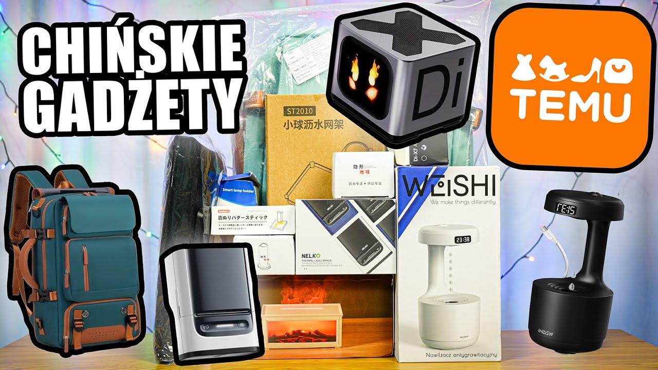 Najlepsze Chińskie Gadżety do 100zł&nbsp;z TEMU!