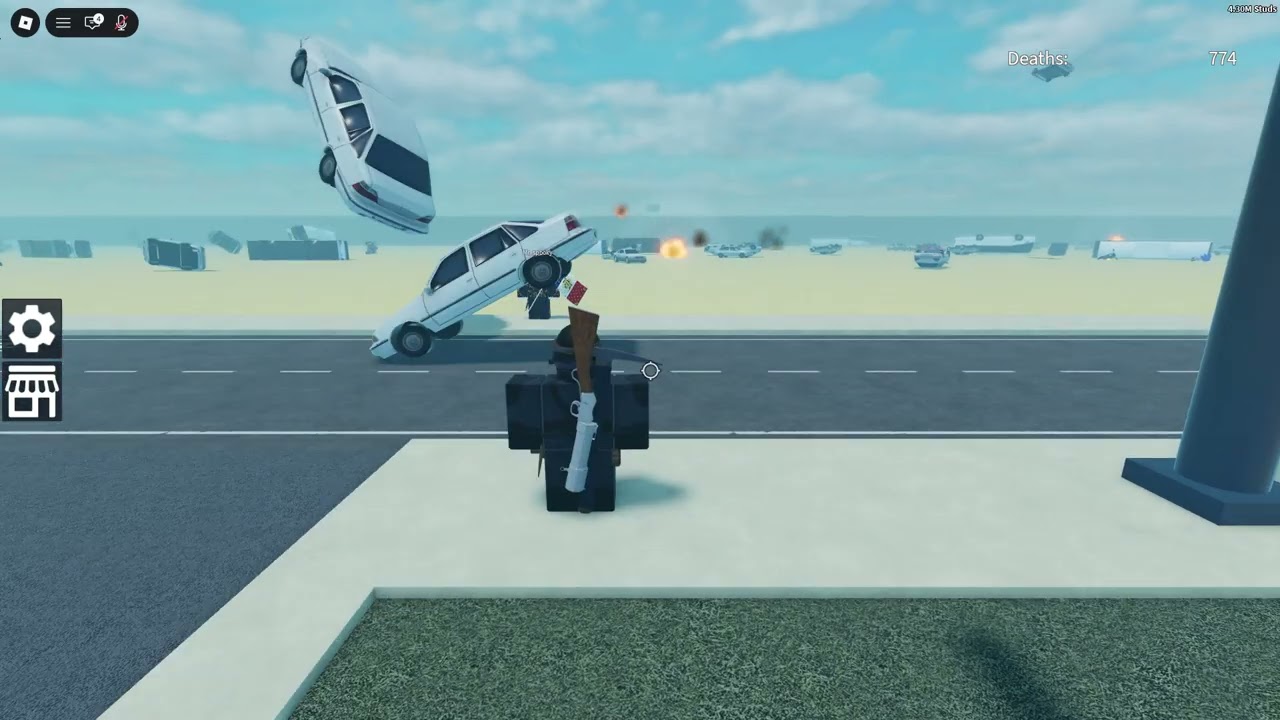 getting hit by (1 thousand) car(s)