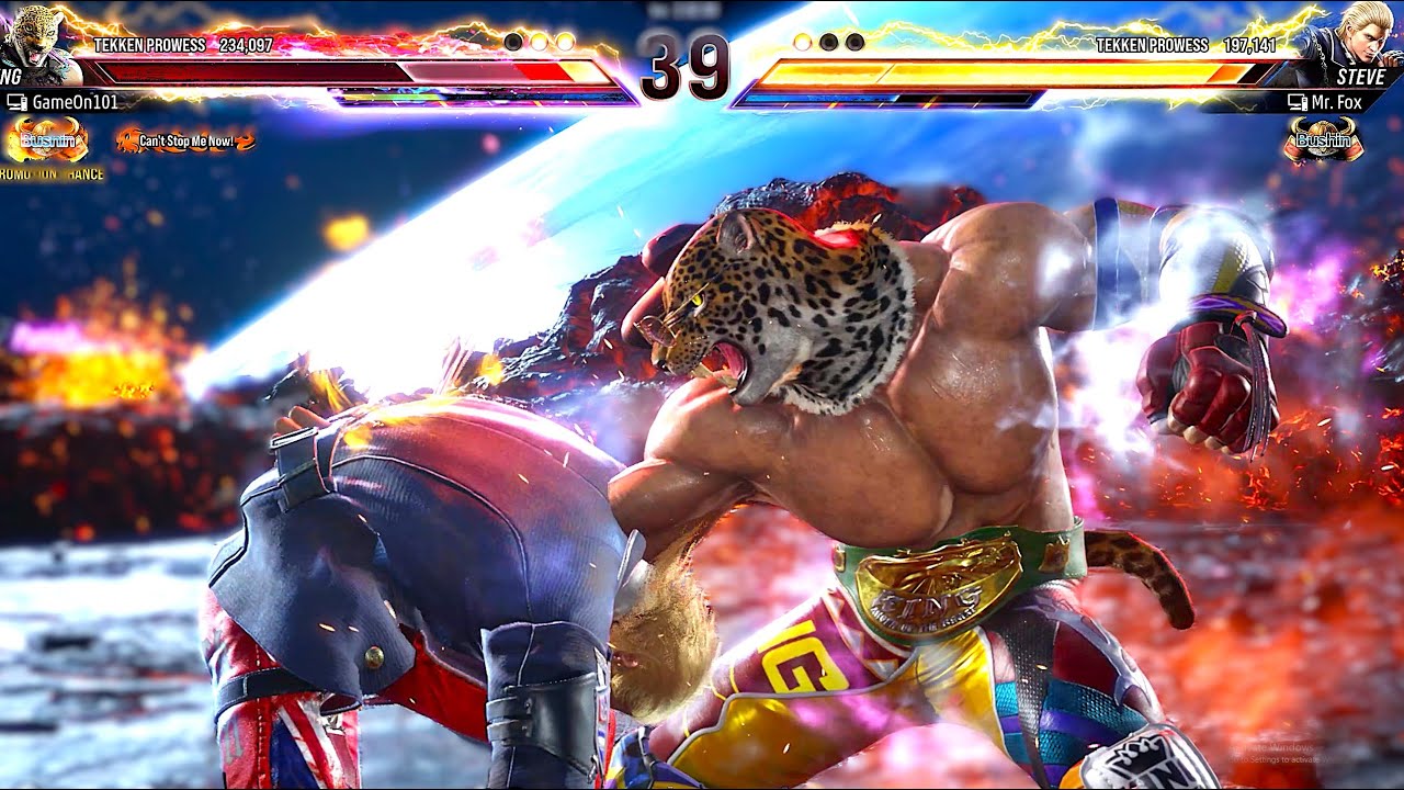 King Fights Insane Steve Player In Tekken 8 Ranked