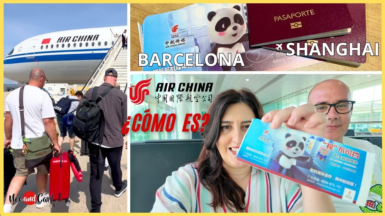 Así es VOLAR con AIR CHINA a SHANGHAI 🇨🇳 🤔 | Noe and Carl