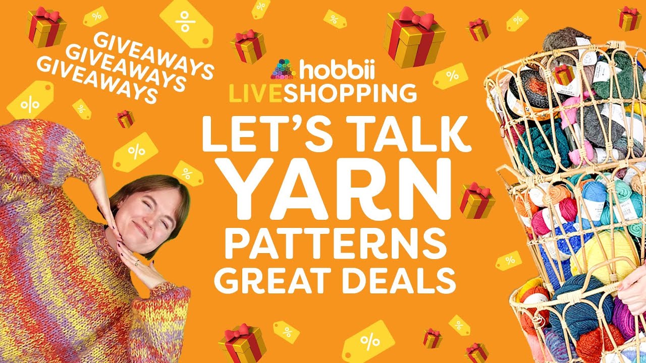 Craft Smarter: Yarn Education + LIVE Shopping with Hobbii's ✨ BEST YARN DEALS ✨