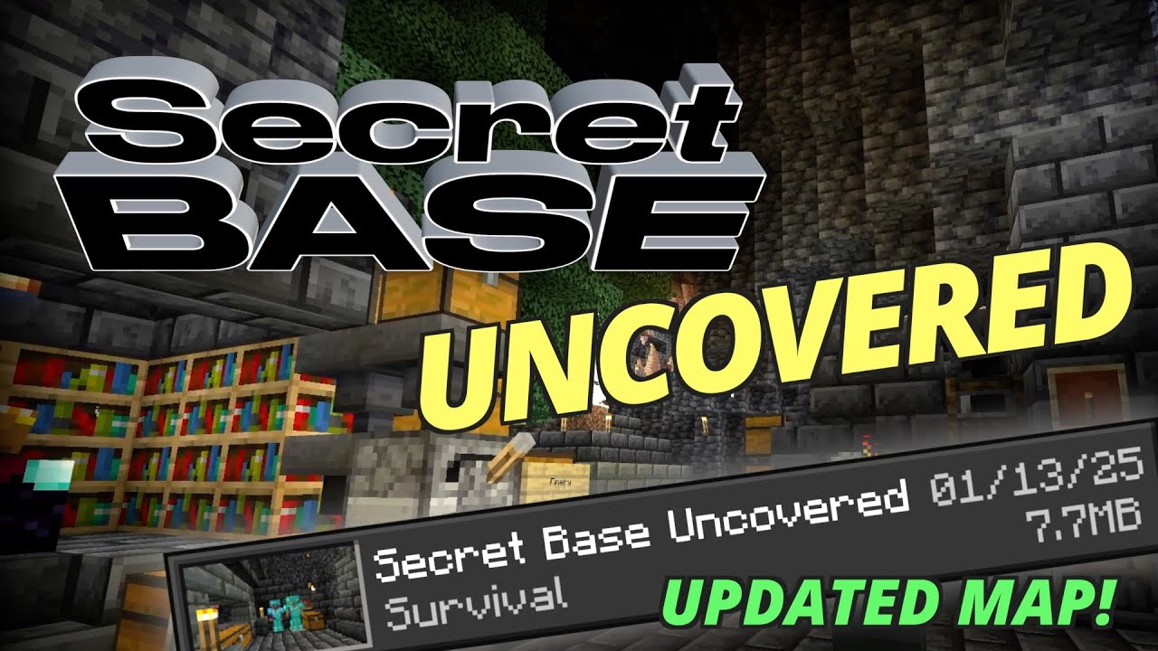 Legit Survival Secret Base Location Uncovered | Release Trailer | Legit Survival Minecraft Maps