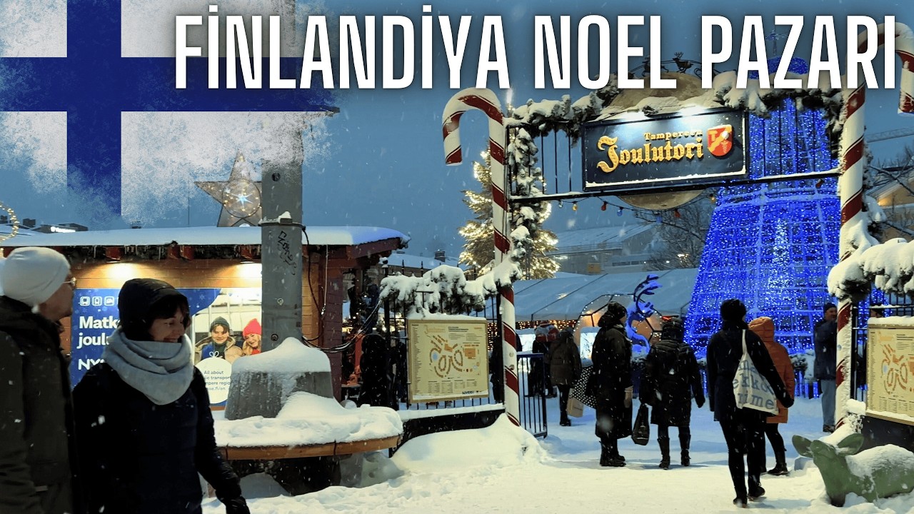 GELİCEM DEDİ GELDİ! 6 Aydır Finlandiya'da yaşıyorlar! | Tampere Noel Pazarı | Finlandiya'da Yaşamak