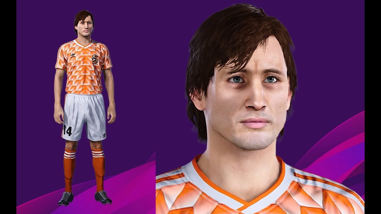 Johan Cruyff pes 2021 and pes 2020 PS4 (requested face)