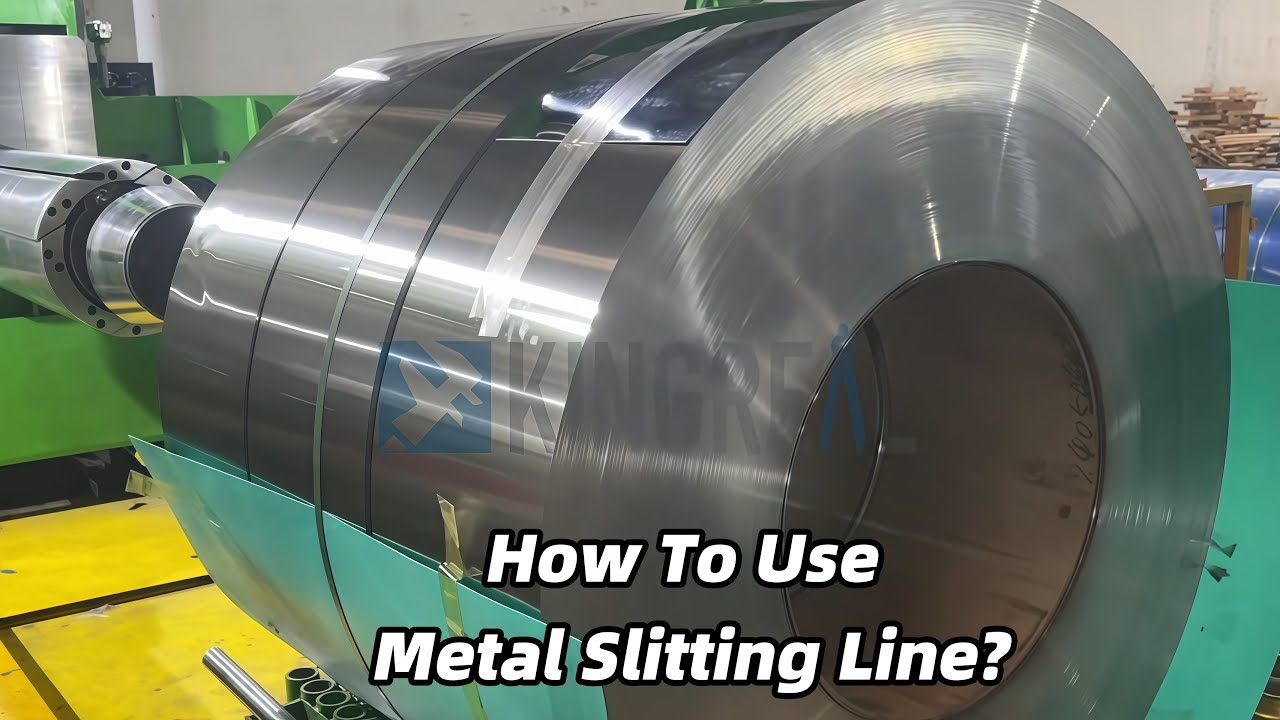 How To Use Metal Slitting Line? Sheet Metal Slitter Machine Testing In Factory #slittingmachine