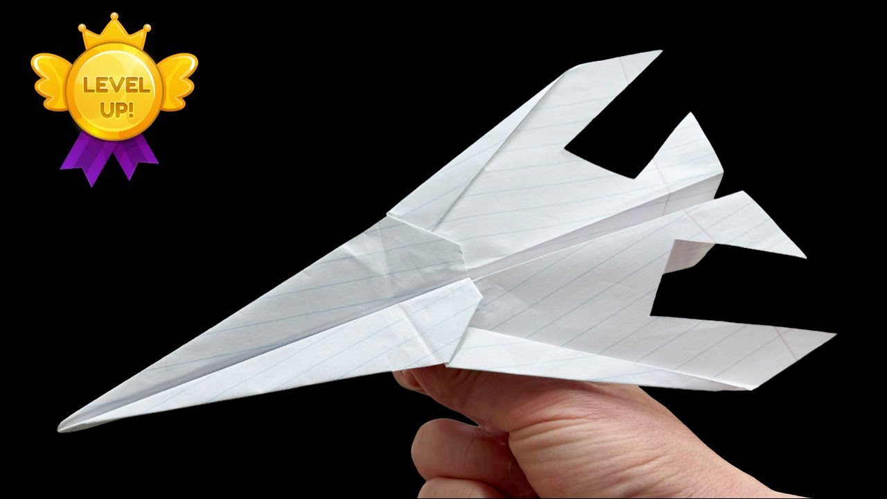 How to Make a Paper Airplane Easy – Fly 1200+ Feet Using Only Notebook Paper
