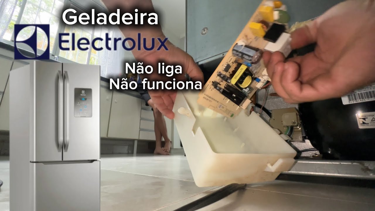 Geladeira Electrolux DM 84X não funciona não liga o painel 